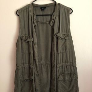 Mossimo Army Green Vest